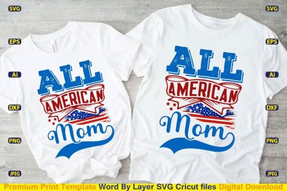 All American Mom SVG Cut File Review