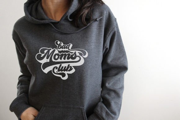 Bad Moms Club SVG PNG Retro Funny Mom Review