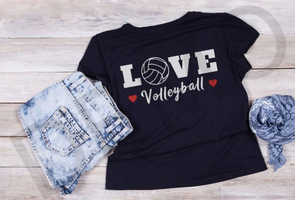 Girls Love Volleyball Svg
