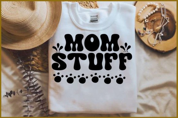 Mom Stuff Retro SVG Tote Design Review
