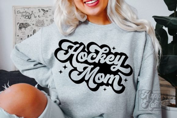 Retro Hockey Mom SVG: A Nostalgic Embroidery Design for Craft Makers