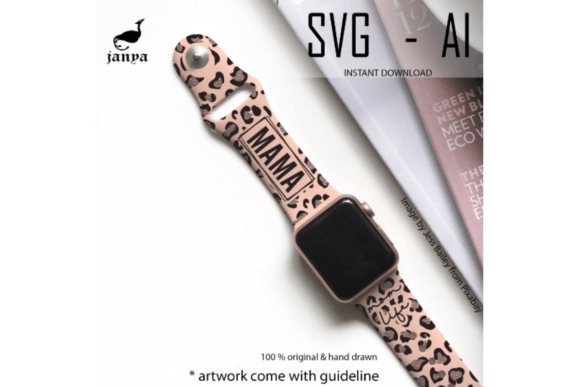 Valentine's Watch Band SVG Template Review